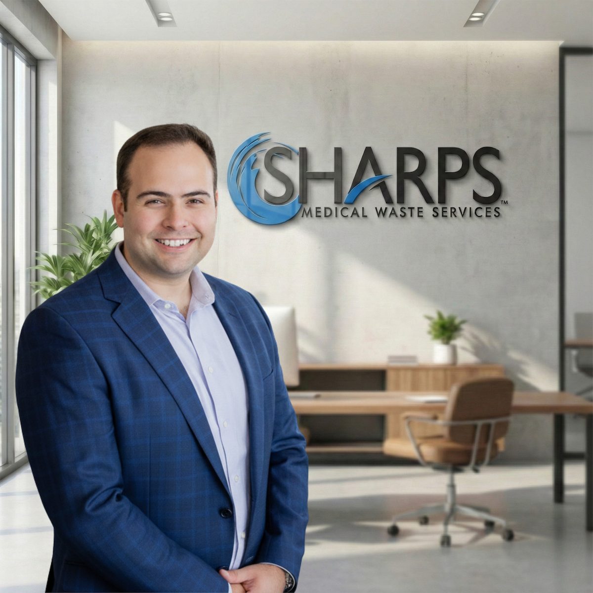 professional photo of Dan Durski, Chief Financial Officer of Sharps Medical Waste Services